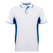 weiß / royalblau