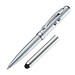 Multi-Touch-Pen 4 in1, blaue Mine, silber Multi-Touch-Pen 4 in1, blaue Mine, silber