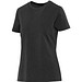 Nanaimo Kurzärmeliges T-Shirt für Damen im Washed Look, 160 g/m2, schwarz, L