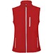 Nevada Softshellbodywarmer Unisex, rot, XL