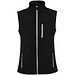 Nevada Softshellbodywarmer Unisex, schwarz, 2XL