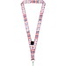 Neve Sublimation Lanyard für mit Loop, schwarz, 25mm