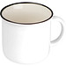 Nostalgietasse aus Keramik, 350ml, weiss