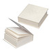Notizblock aus recyceltem Milchkarton, beige