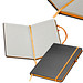 Notizbuch BlackLine, DIN A5, schwarz/orange