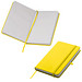Notizbuch Happy, DIN A6, blanko, gelb