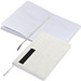 Notizbuch mit Steckfach A5, weiss