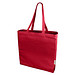 Odessa 220 g/m² recycelte Baumwoll Tragetasche 13L, rot