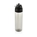 Omni Sip Wasserflasche 800ml aus RCS RPET, schwarz