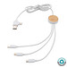Ontario 6-in-1 Kabel aus RCS recyceltem Kunststoff, weiß
