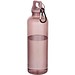 Oregon 750 ml RCS-zertifizierte Trinkflasche aus recyceltem Kunststoff mit Karabinerhaken, altrosa