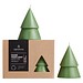 Originalhome Weihnachtsbaum Kerze M, 2er Set, heather grün