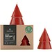 Originalhome Weihnachtsbaum Kerze M, 2er Set, rot