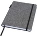 Orin A5 Notizbuch aus RPET, heather grau