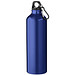 Aluminium-Trinkflasche mit Karabinerhaken, 800 ml, blau Aluminium-Trinkflasche mit Karabinerhaken, 800 ml, blau
