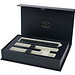 Parker IM achromatisches Kugelschreiber- und Tintenroller-Set mit Geschenkbox, grau