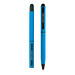 Pierre Cardin® CELEBRATION Set aus Rollerball Touchpen und Kugelschreiber Stylus, hellblau