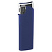 Piezo-Gasfeuerzeug Slim, blau/metallic