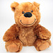 Plüschtier Teddybär Kuno ohne Halstuch, braun