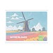 POLYCLEAN rPET Displaytuch 21x15 cm im Pergaminbeutel , weiss / individuell
