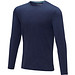 ELEVATE Herren Öko Langarmshirt Ponoka, navy, M