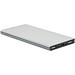 Powerbank 8.000 mAh Flat-Metal, silber