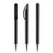 prodir® Drehkugelschreiber DS3 TPC Twist, blaue Mine, schwarz