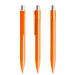 Orange-Silber satiniert