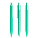 prodir® Druckkugelschreiber DS4 Soft Touch PRR Push, blaue Mine, hellgrün