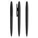 prodir® Drehkugelschreiber DS5 Soft Touch TRR Twist, blaue Mine, schwarz