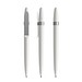 prodir DS5 TSM Twist Kugelschreiber, White-Silver satin finish