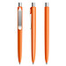 Orange-Silber satiniert