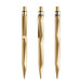 Gold-Gold satiniert
