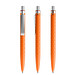 Orange-Silber satiniert