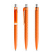 Orange-Silber satiniert