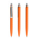 Orange-Silber satiniert