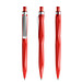 prodir® Druckkugelschreiber QS20 PMS Push, blaue Mine, rot