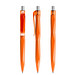 Orange-Silber satiniert