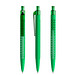 prodir® Druckkugelschreiber QS40 Soft Touch PRT Push, blaue Mine, hellgrün