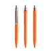 Orange-Silver satin finish