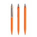 Orange-Silver satin finish