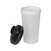 Protein Shaker Energy, 600 ml, transparent/schwarz