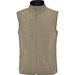 Softshell-Weste Quebec, XL, Dark Sand