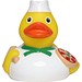 Quietsche-Ente Pizzabäcker, multicolour