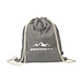 Recycled Baumwoll Zugbeutel PromoBag Plus (180 g/m²), Hellgrau