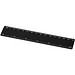 Refari 15 cm Lineal aus recyceltem Kunststoff, schwarz