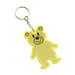 Reflektierender Schlüsselanhänger TEDDY,gelb
