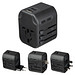 Reiseadapter Maracena,schwarz