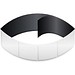 RFX™ 43,5 cm reflektierendes PVC Band, weiss