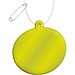 RFX™ H-09 ovaler reflektierender PVC-Anhänger, neongelb